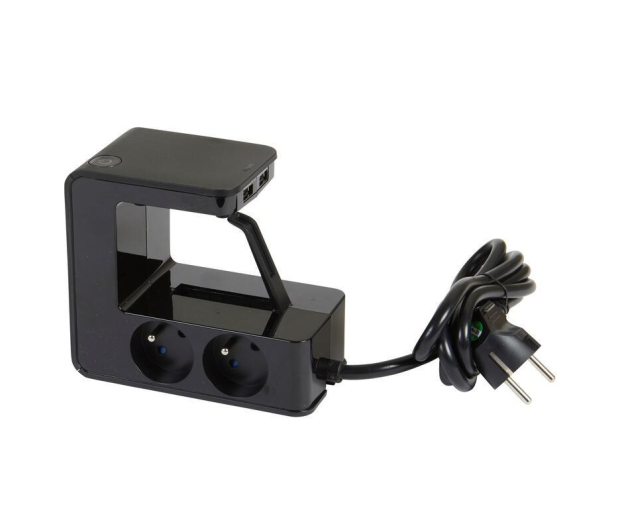 Legrand Przedłużacz klip - 4 gniazda, 1,5m, czarny - 1047082 - zdjęcie 2